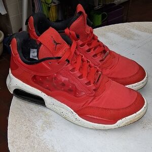 Jordan Red and Black Men's Sneakers